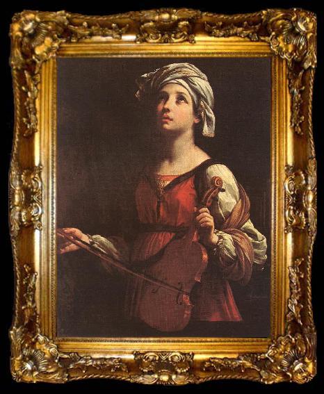 framed  RENI, Guido St Cecilia wrw, ta009-2